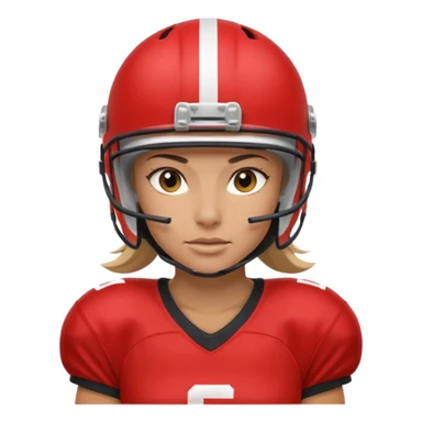 Football Players, Female player sticker