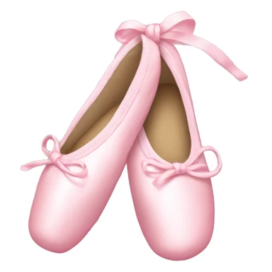 pastel pink ballet shoes sticker