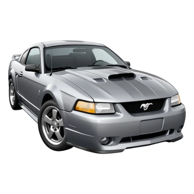 Grey 2003 mustang gt emoji sticker
