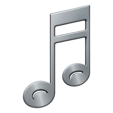 mac os music note metal mute sound sticker