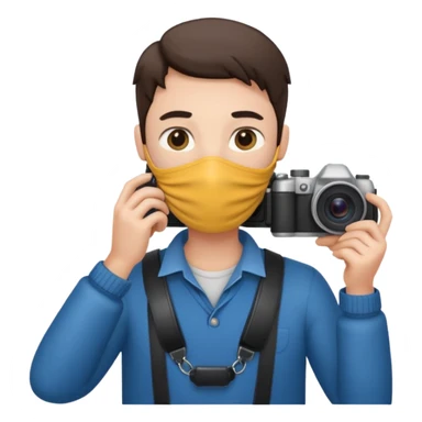 photographer facing away sticker