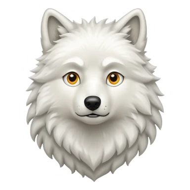 Lobo blanco sticker