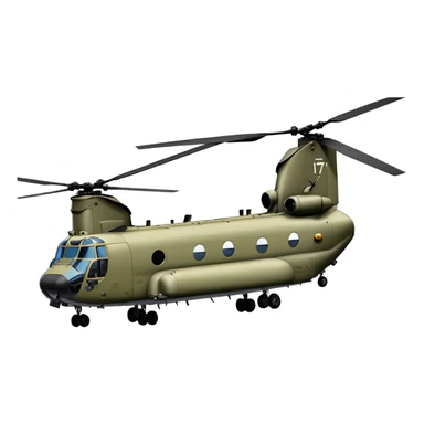 CH-47 Chinook Helicopter - boeing sticker