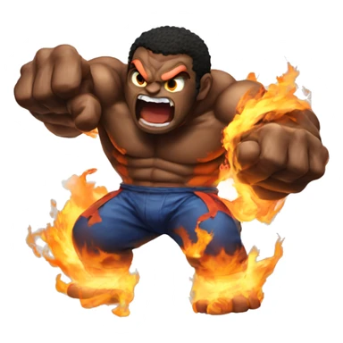Balrog from the Street Fighter series sticker