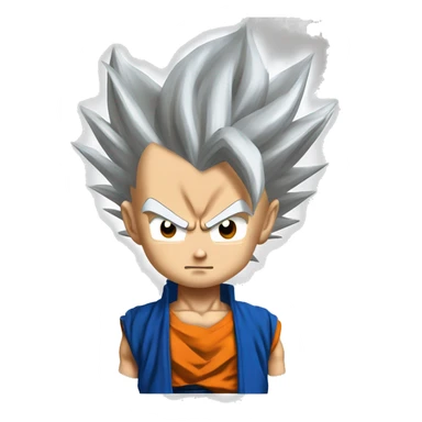 Goku Vegeta and Trunks going super saiyan sticker