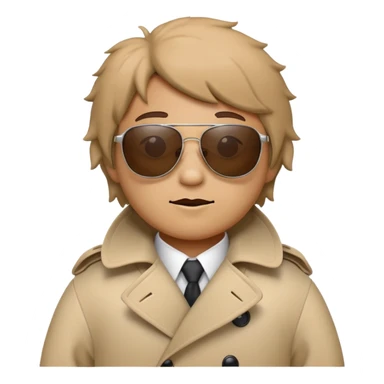 sneaky undercover stuffed animal person sticker