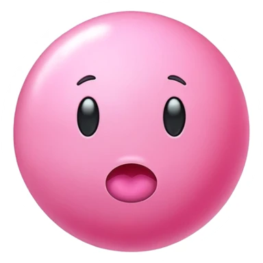 pink bubblegum  sticker