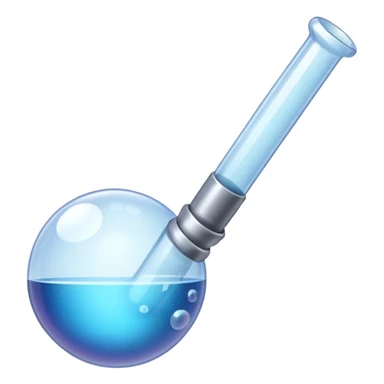 Bubble pipe made of quartz sticker