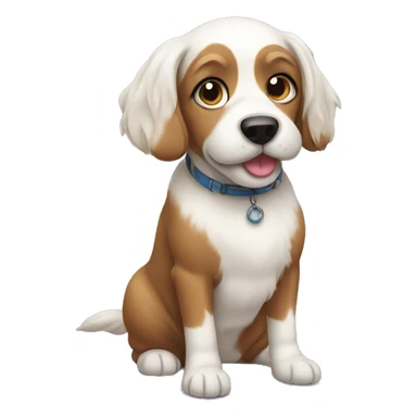 Bobtail dog  sticker