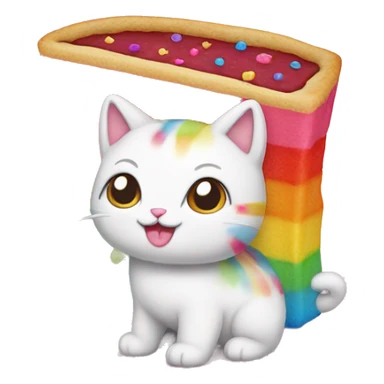 poptart kitty rainbow sticker