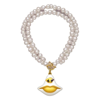 vivienne westwood pearl necklace sticker