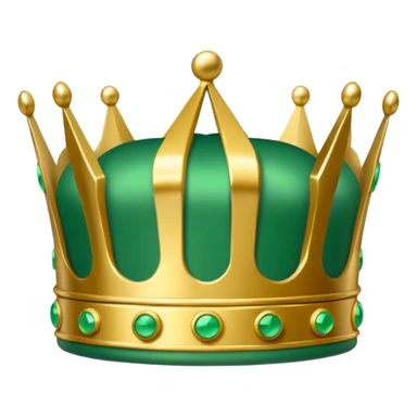 Green Domino crown sticker