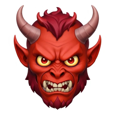 devil from bible sticker