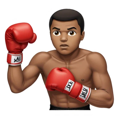 Muhammad ali boxing  sticker