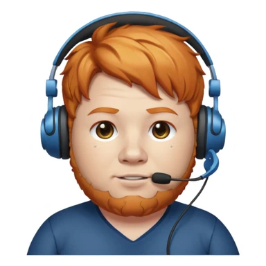 CaseOh, the fat ginger streamer sticker