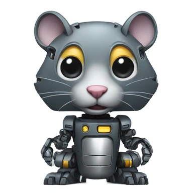 Robot raton sticker