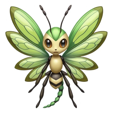 Meloetta-Beedrill-Celebi-fusion sticker