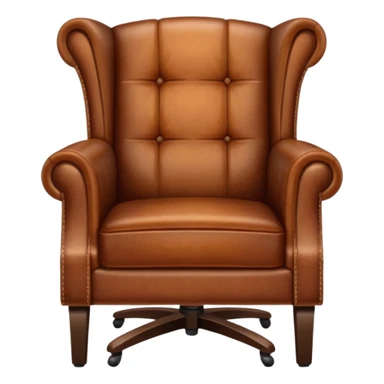 brown Interview chair from Mindhunter TV show sticker