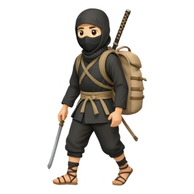 Ninja camino santiago sticker