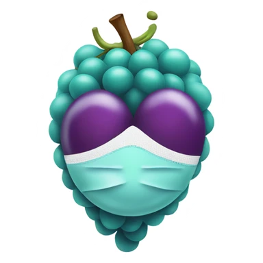 Surgery on a grape sticker