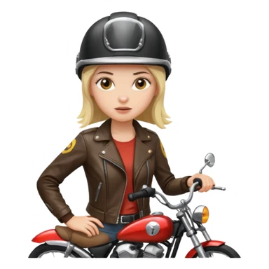 Wife being impatient on a bike sticker