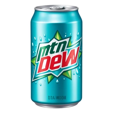 mtn dew baja blast can sticker