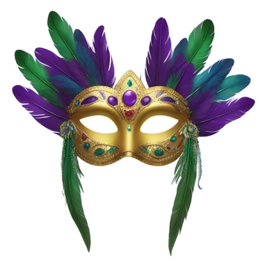 eye carnival mask sticker