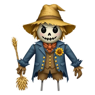 scarecrow villain sticker