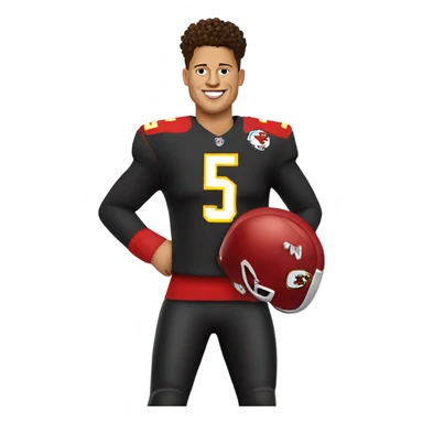 patrick mahomes bundlerusski sticker