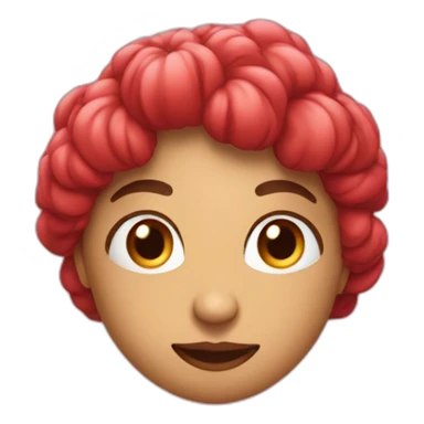 Une métisse avec un grand coeur sticker