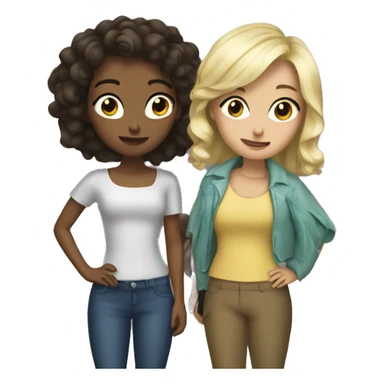 Perlas and jenny sticker