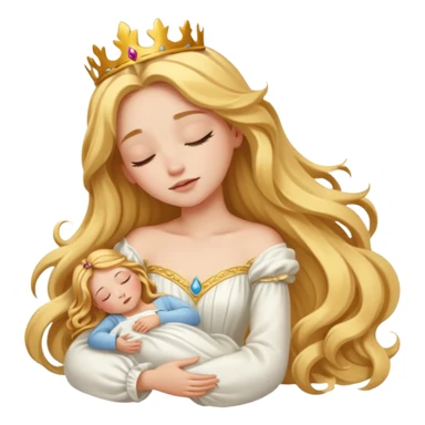 Sleeping Princess  sticker