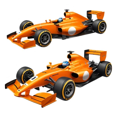 mclaren formula 1 car sticker