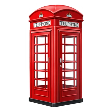 London telephone box sticker