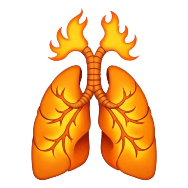 Minimal line-art ribcage, small fire in the center.
Symbol of inner fire / anxiety / passion.  sticker