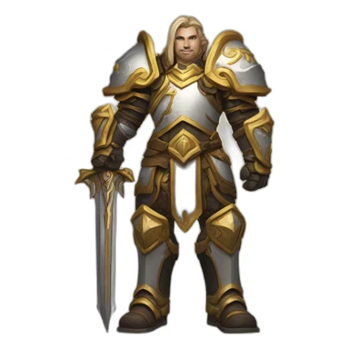 world of warcraft paladin sticker
