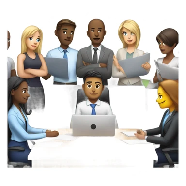 business meeting sticker