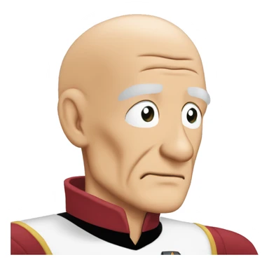 Captain Picard facepalm sticker