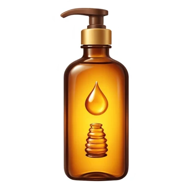 Tanning oil brown  sticker