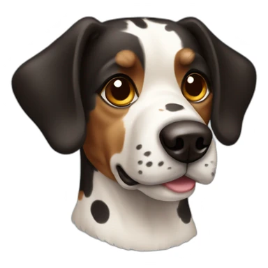 Black and brown Czech spotted dog sticker