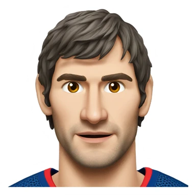 Alexander Ovechkin Realistic face without one theeth sticker