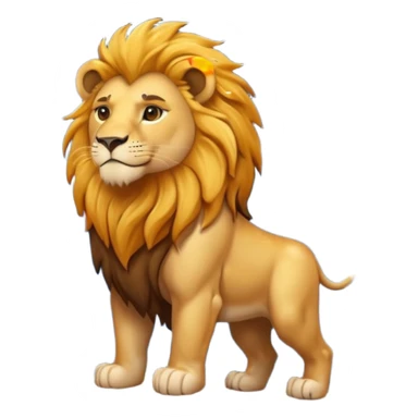 these three emojis combined : 🏞️🌠🦁 sticker