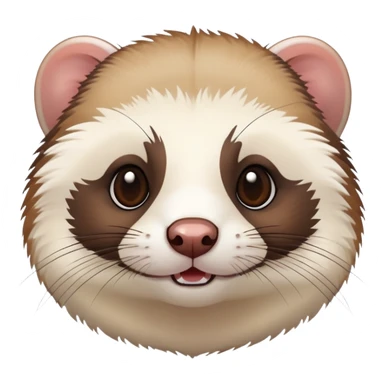 Ferret face emoji sticker
