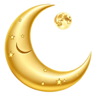 Croissant de lune musulman sticker