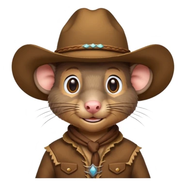 Combine 🐀 and 🤠 sticker