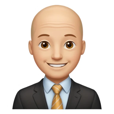 bald-men-with-ties sticker