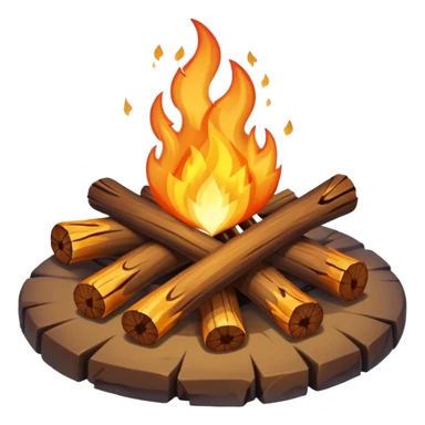 campfire with love sticker