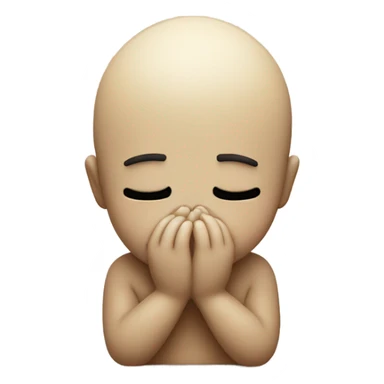 sobbing emoji praying  sticker