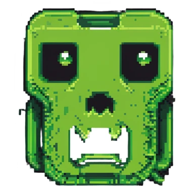 Minecraft creeper face sticker