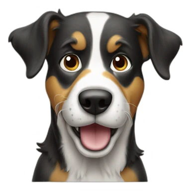 Aussie dog peeing sticker